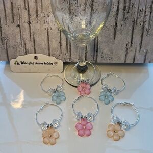 6 - Wine Glass Charms